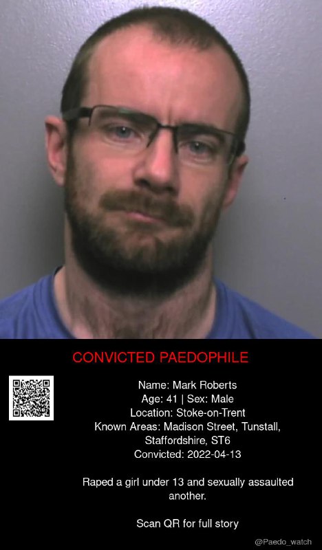 Mark Roberts 41 from #Stoke-on-Trent - 13/04/22