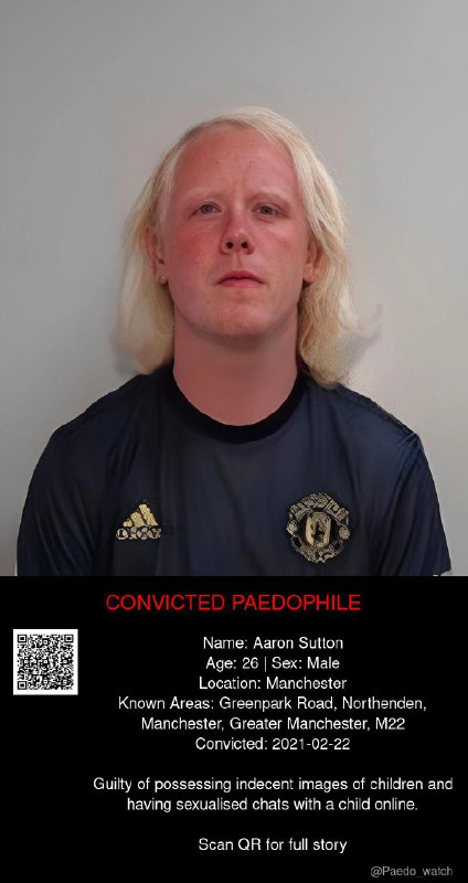 Aaron Sutton 26 from #Manchester - 22/02/21