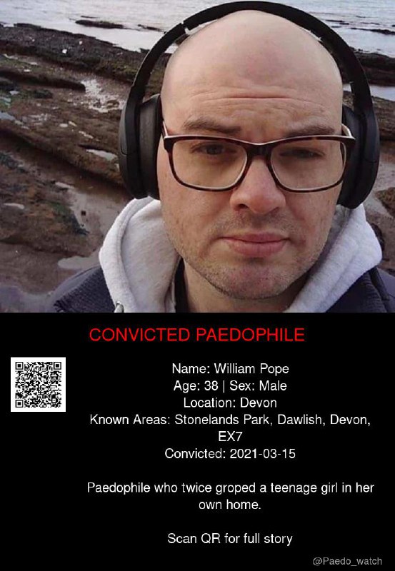 William Pope 38 from #Devon - 15/03/21