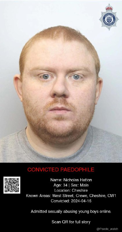 Nicholas Hatton 34 from #Cheshire - 16/04/24