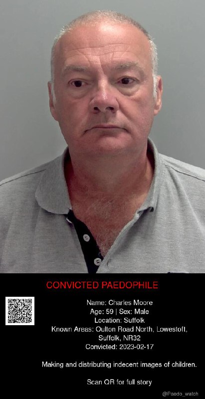 Charles Moore 59 from #Suffolk - 17/02/23