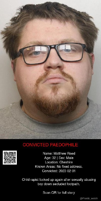 Matthew Reed 32 from #Cheshire - 01/02/23