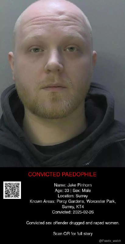 Jake Pinhorn 33 from #Surrey - 26/02/25