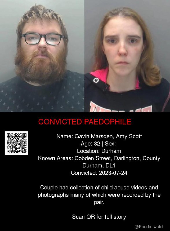 Gavin Marsden, Amy Scott 32 from #Durham - 24/07/23