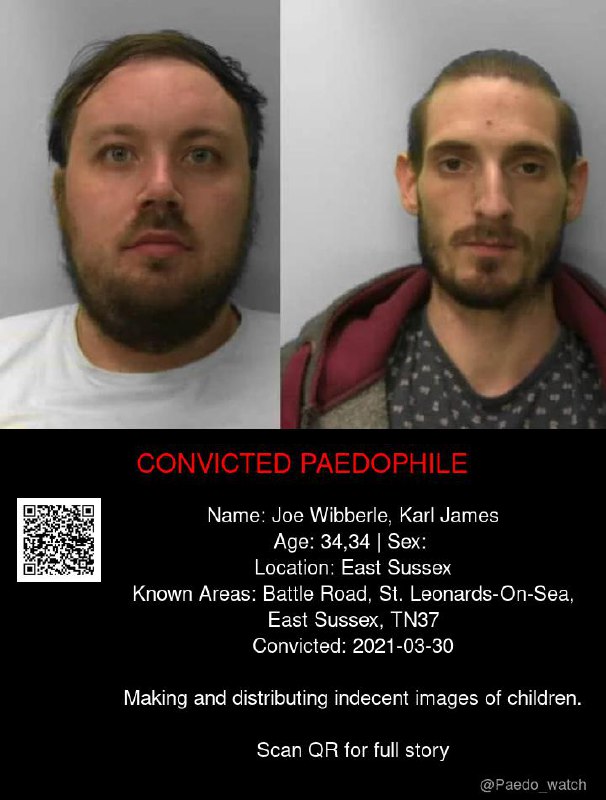 Joe Wibberle, Karl James 34,34 from #East Sussex - 30/03/21