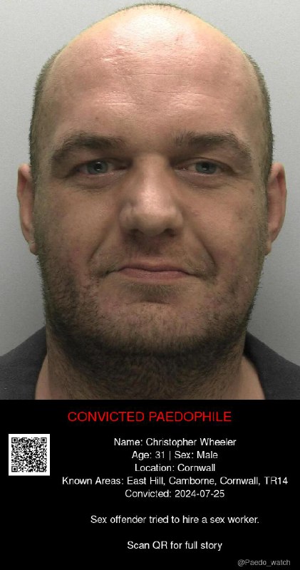 Christopher Wheeler 31 from #Cornwall - 25/07/24
