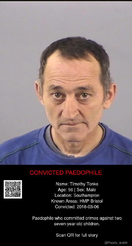 Timothy Tonks 56 from #Southampton - 06/03/18