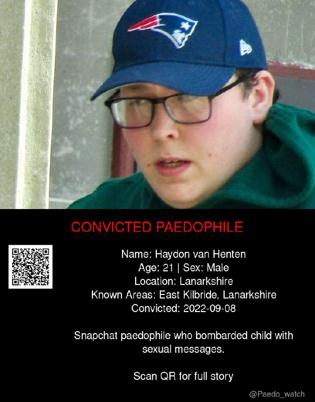 Haydon van Henten 21 from #Lanarkshire - 08/09/22