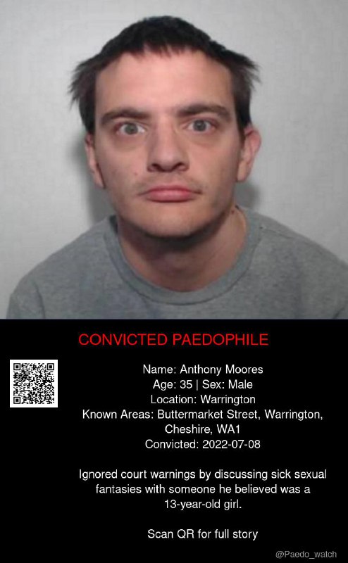 Anthony Moores 35 from #Warrington - 08/07/22