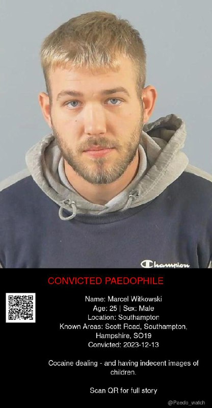 Marcel Witkowski 25 from #Southampton - 13/12/23