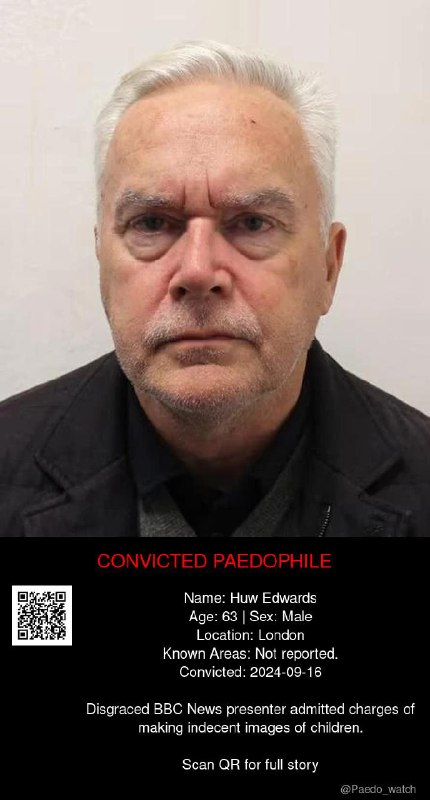 Huw Edwards 63 from #London - 16/09/24