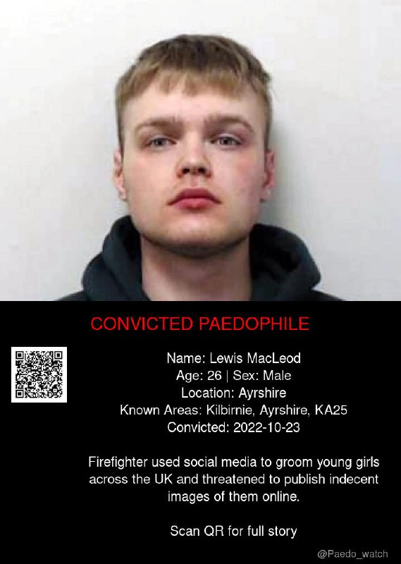 Lewis MacLeod 26 from #Ayrshire - 23/10/22