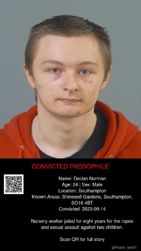 Declan Norman 24 from #Southampton - 14/09/23
