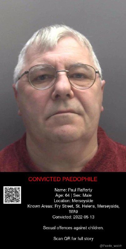 Paul Rafferty 64 from #Merseyside - 13/05/22