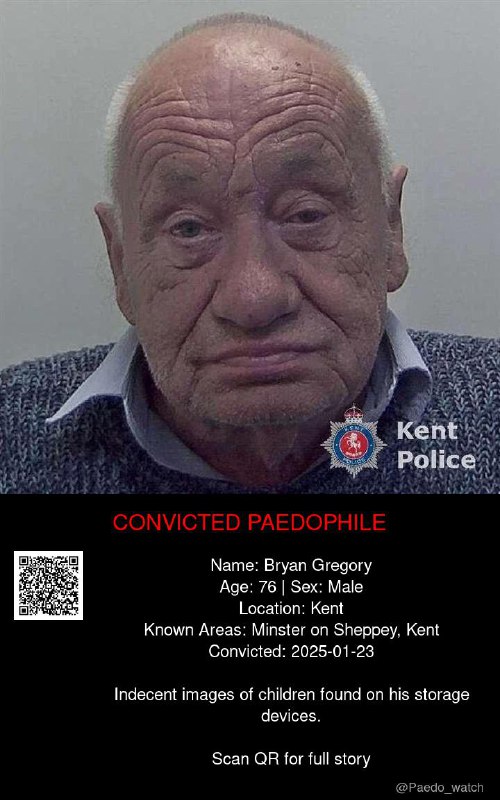 Bryan Gregory 76 from #Kent - 23/01/25