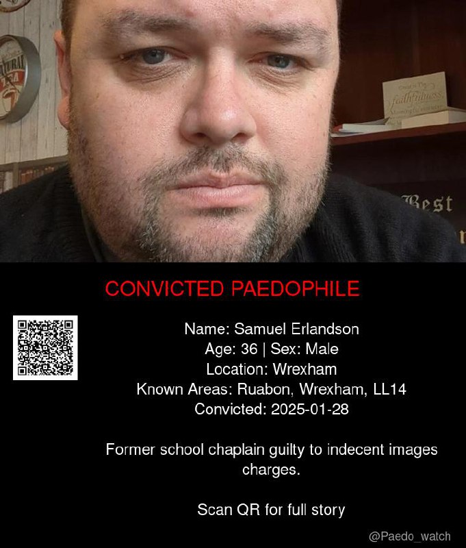 Samuel Erlandson 36 from #Wrexham - 28/01/25