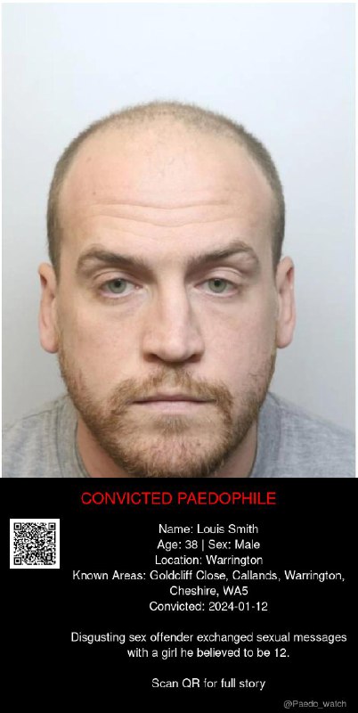 Louis Smith 38 from #Warrington - 12/01/24