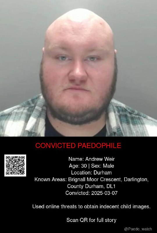 Andrew Weir 30 from #Durham - 07/03/25