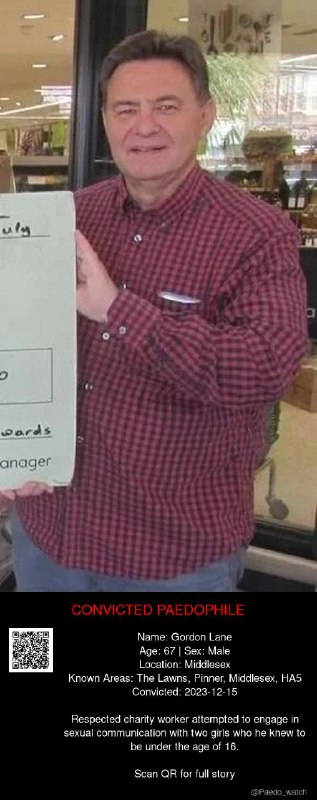 Gordon Lane 67 from #Middlesex - 15/12/23