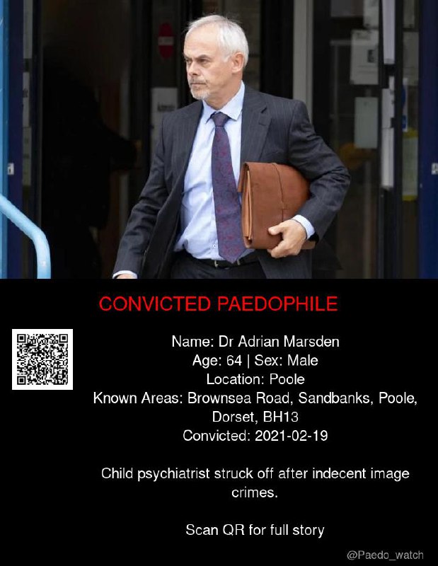Dr Adrian Marsden 64 from #Poole - 19/02/21