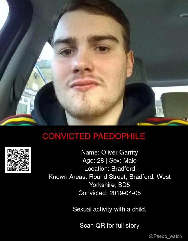 Oliver Garrity 28 from #Bradford - 05/04/19