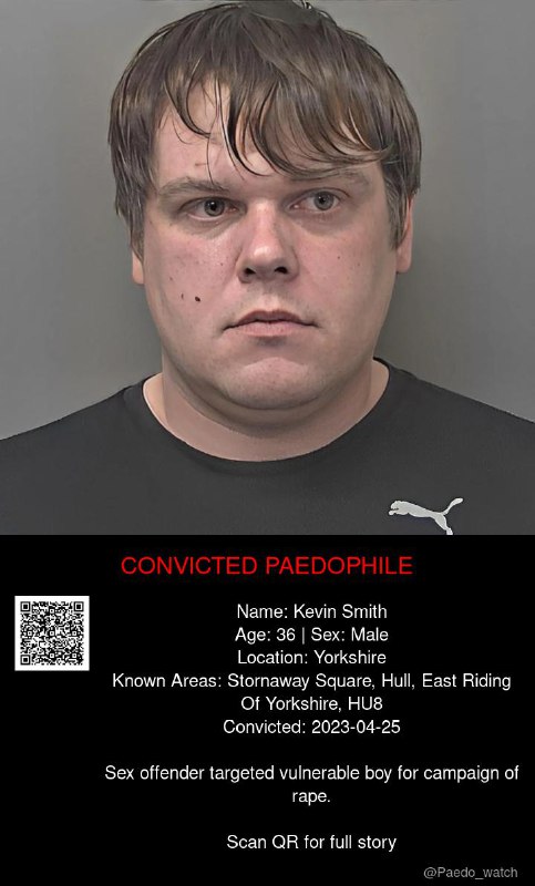 Kevin Smith 36 from #Yorkshire - 25/04/23