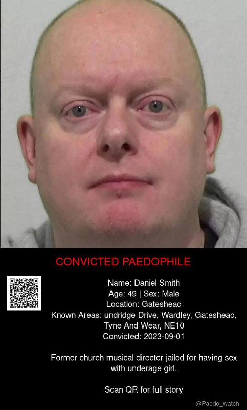 Daniel Smith 49 from #Gateshead - 01/09/23