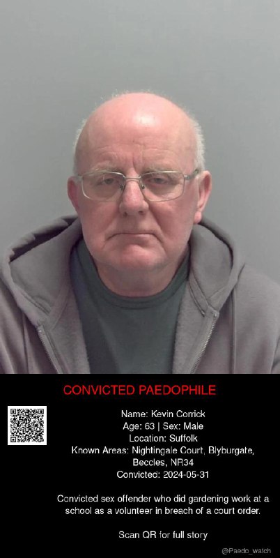 Kevin Corrick 63 from #Suffolk - 31/05/24