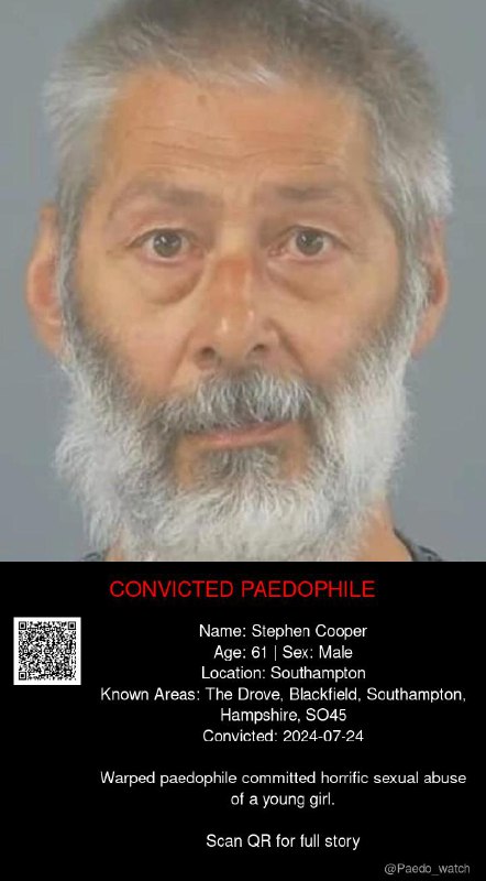 Stephen Cooper 61 from #Southampton - 24/07/24