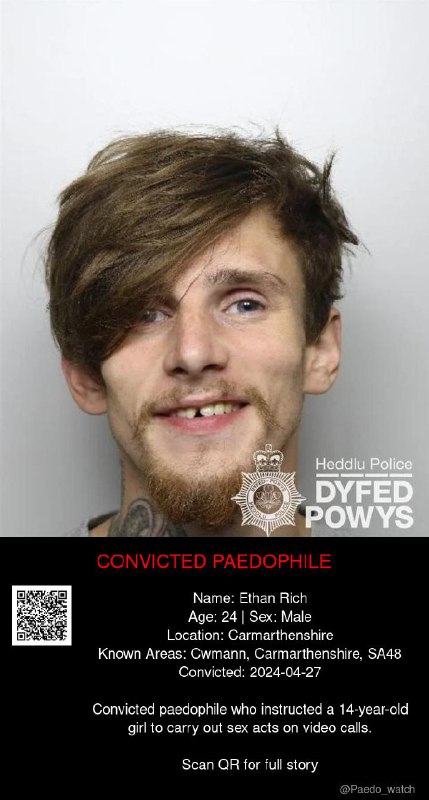 Ethan Rich 24 from #Carmarthenshire - 27/04/24