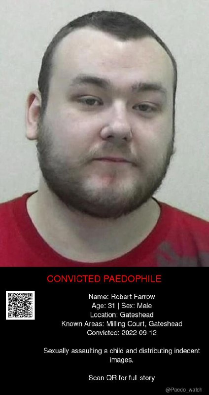 Robert Farrow 31 from #Gateshead - 12/09/22