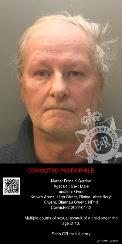 Donald Gordon 64 from #Gwent - 12/04/22