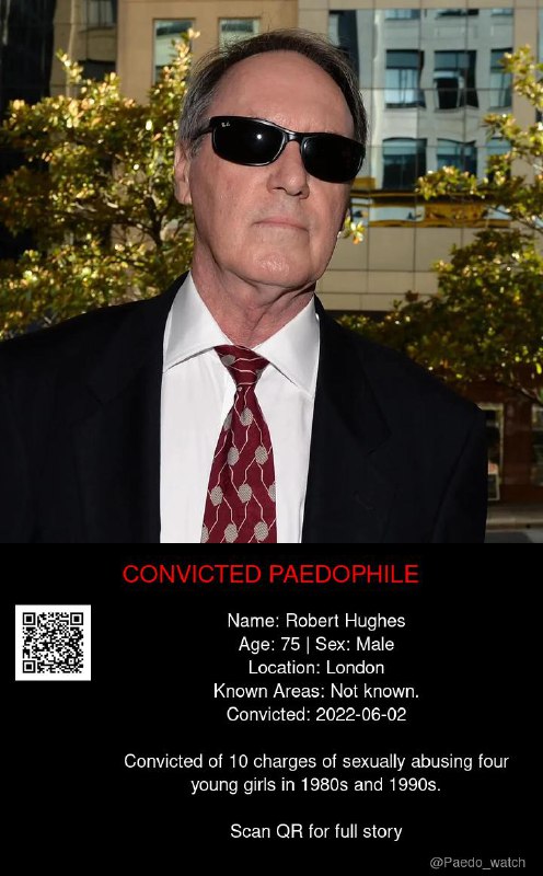 Robert Hughes 75 from #London - 02/06/22