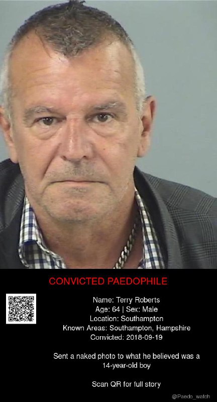 Terry Roberts 64 from #Southampton - 19/09/18