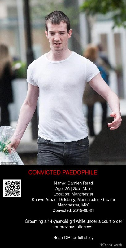 Damien Read 26 from #Manchester - 21/08/19