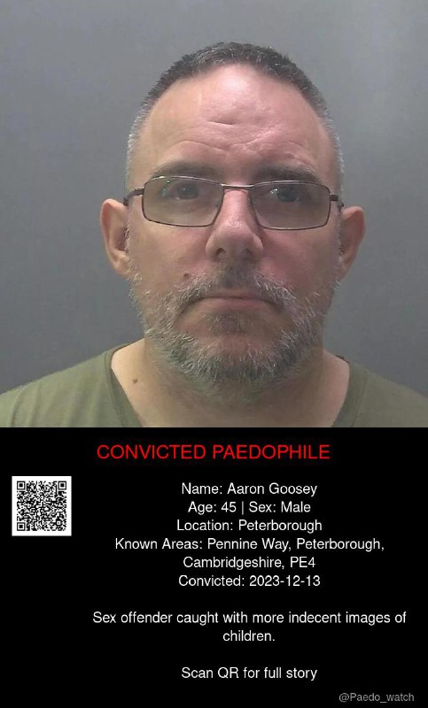 Aaron Goosey 45 from #Peterborough - 13/12/23