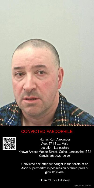 Kurt Alexander 57 from #Lancashire - 05/09/23