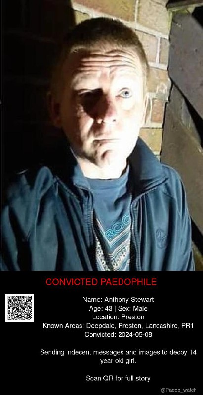 Anthony Stewart 43 from #Preston - 08/05/24