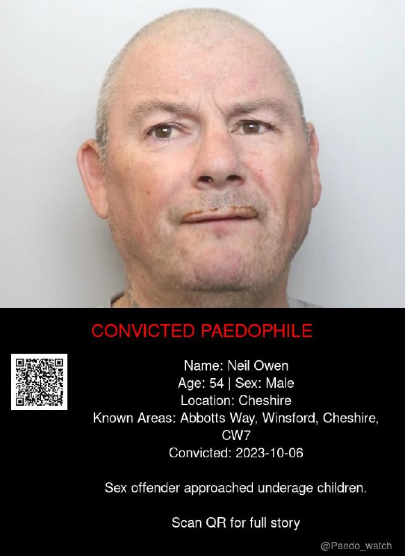 Neil Owen 54 from #Cheshire - 06/10/23