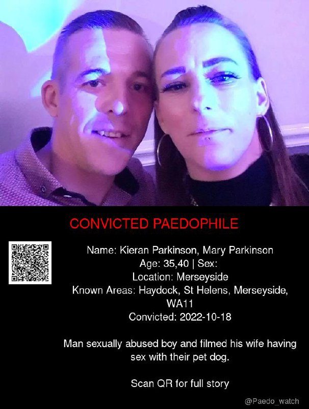 Kieran Parkinson, Mary Parkinson 35,40 from #Merseyside - 18/10/22