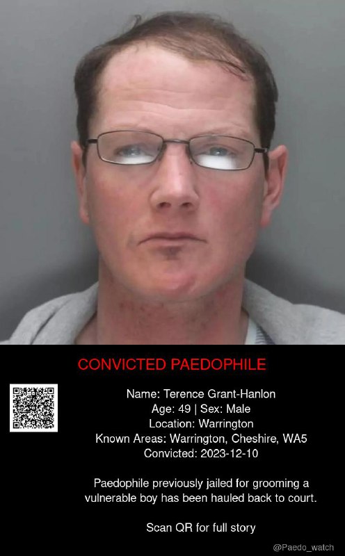 Terence Grant-Hanlon 49 from #Warrington - 10/12/23