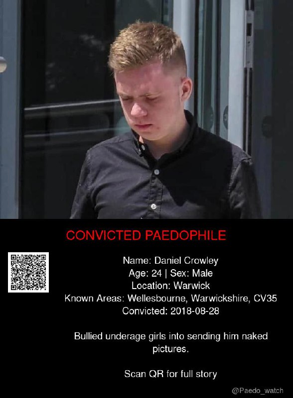 Daniel Crowley 24 from #Warwick - 28/08/18