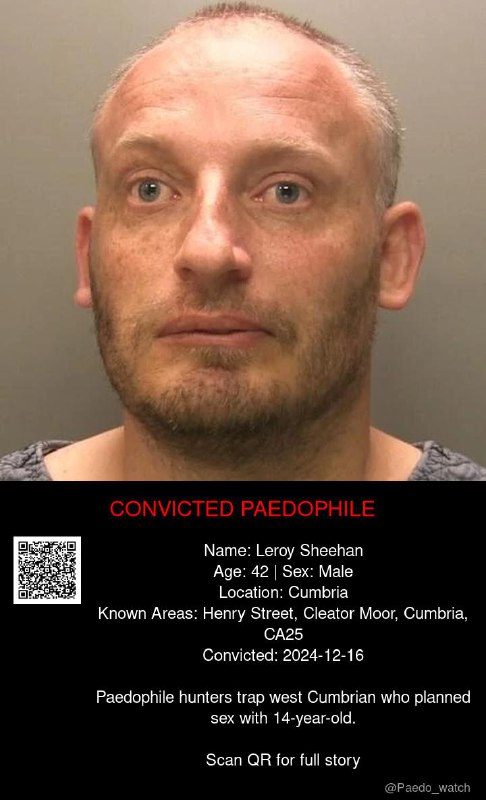 Leroy Sheehan 42 from #Cumbria - 16/12/24