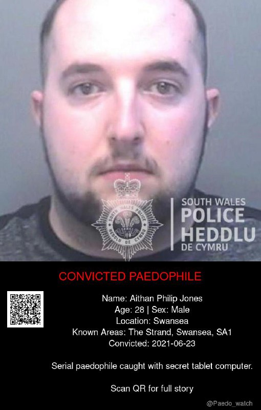 Aithan Philip Jones 28 from #Swansea - 23/06/21