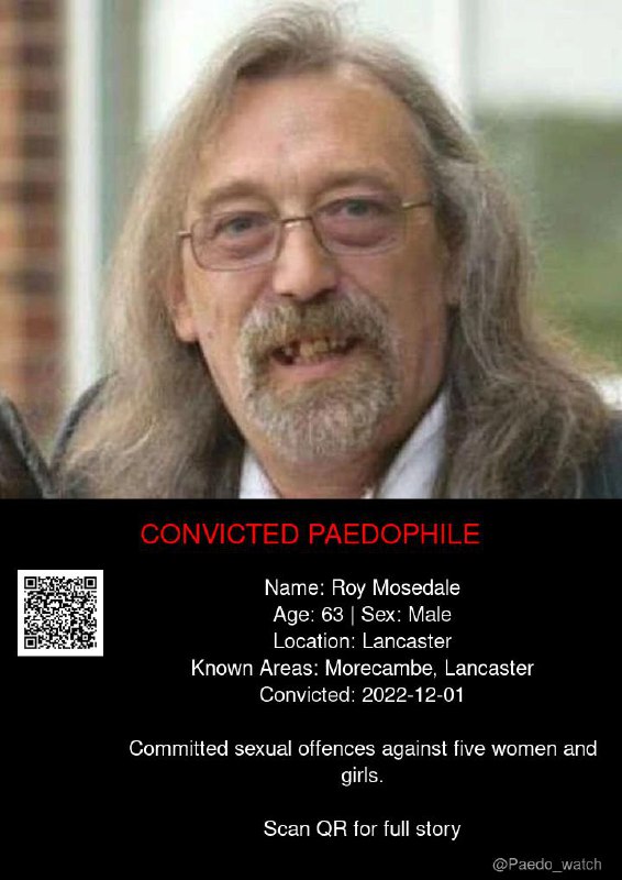Roy Mosedale 63 from #Lancaster - 01/12/22
