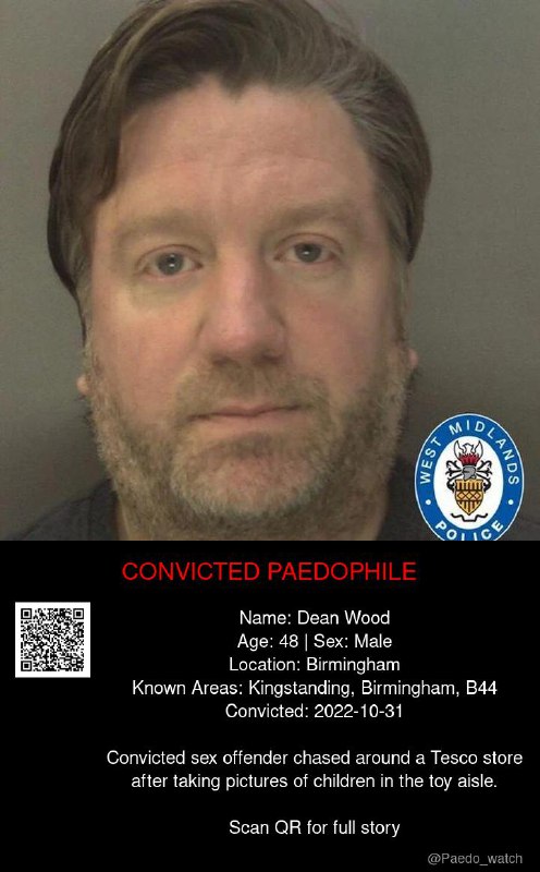 Dean Wood 48 from #Birmingham - 31/10/22