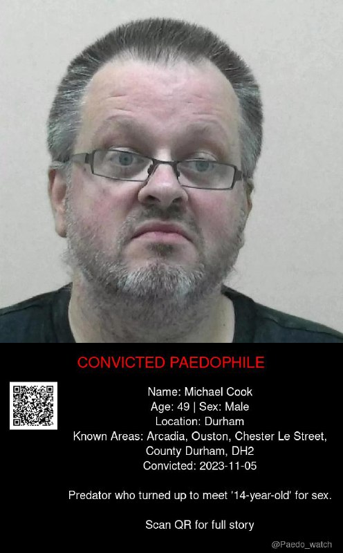 Michael Cook 49 from #Durham - 05/11/23