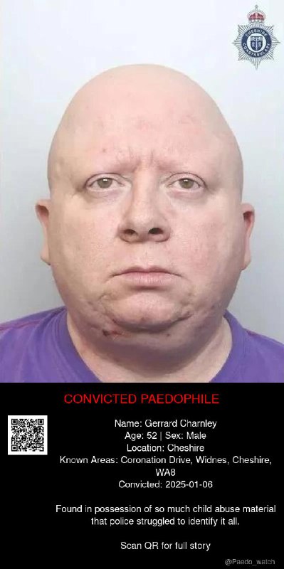 Gerrard Charnley 52 from #Cheshire - 06/01/25