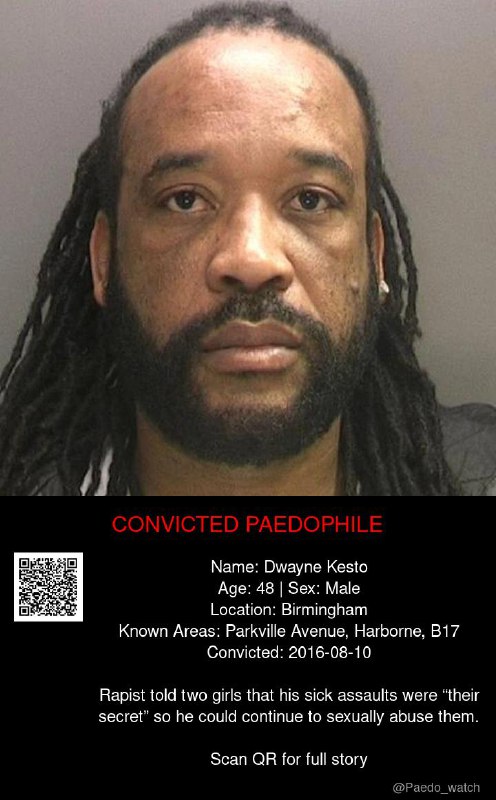 Dwayne Kesto 48 from #Birmingham - 10/08/16