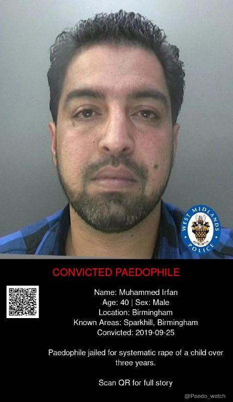 Muhammed Irfan 40 from #Birmingham - 25/09/19